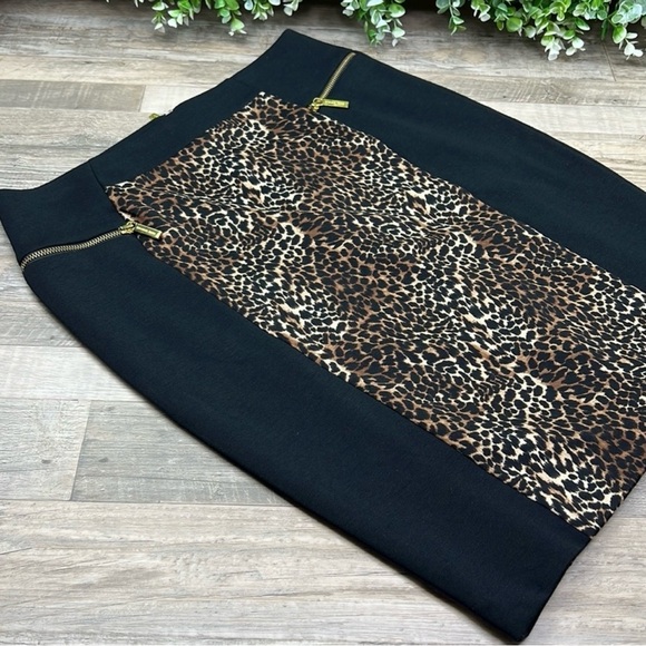 Michael Kors Zip Ponte Combo
Black Leopard Skirt - Picture 3 of 6